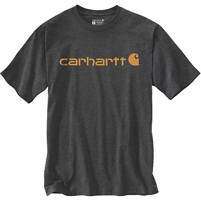 T-Shirt Carhartt, logo poitrine, gris foncé