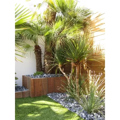 Traverse en bois exotique azobe, classe 5, bois rouge, section 17 x 7 cm