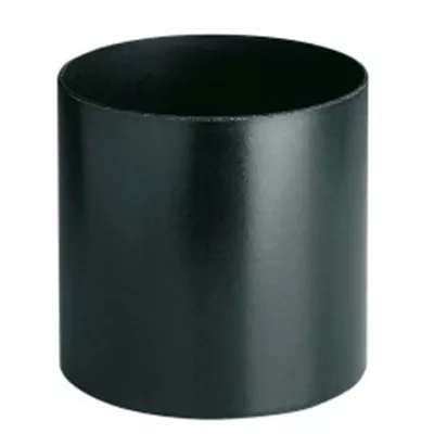 Manchon en acier laqué de couleur gris anthracite (RAL7016), diamètre 100 mm