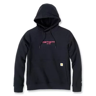 Sweat à capuche Carharrt femme, couleur noir, Force