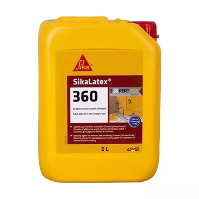 Additif pour mortiers et enduits Sikalatex 360, bidon de 5 L