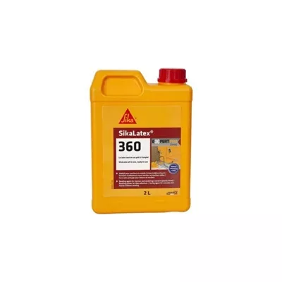 Additif pour mortiers et enduits sikalatex 360, bidon de 2L