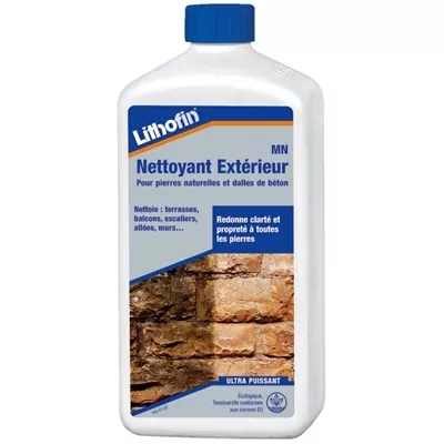 Lithofin mn nettoyant extérieur, spécial pierre naturelle