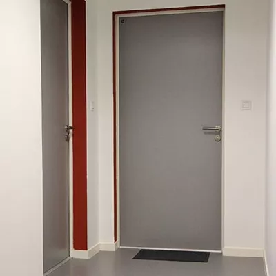 Bloc porte palière Isaclub, huisserie 90 x 57 mm, 30 db, larg.83 cm