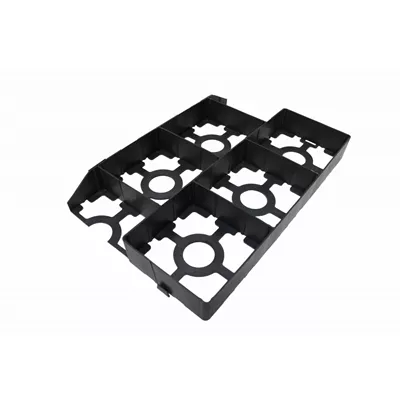 Plaque parking perméable en pavé, Urbanit, joint décalé plaque de 48 x 32 cm