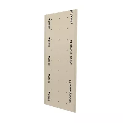Plaque de plâtre BA13 ultra légère, Placo plume, larg.1.2 m