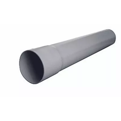 Tube PVC pour évacuation NF, longueur de 4m