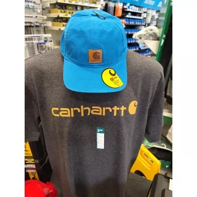Casquette Carhartt 100 % coton, couleur bleu océan