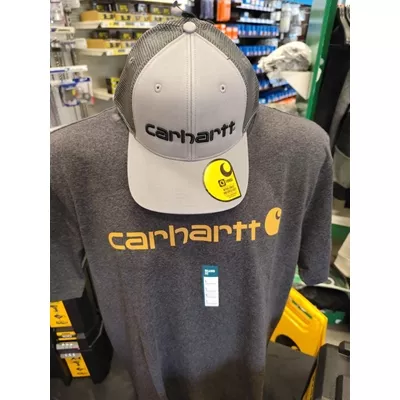 Casquette Carhartt en toile de coton, couleur gris
