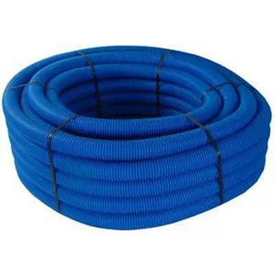 Gaine TPC pour réseaux enterrés, diam 63 mm, couleur bleu (eau)