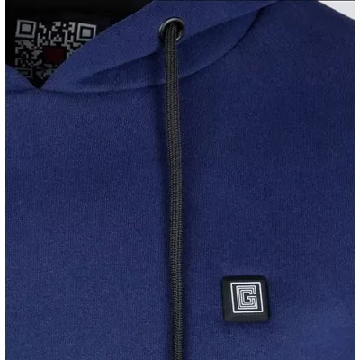 Sweat à capuche chauffant G HEAT, couleur bleu navy