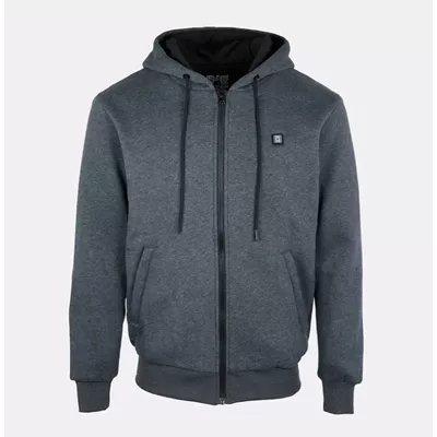 Sweat chauffant zippé à capuche G HEAT, couleur anthracite