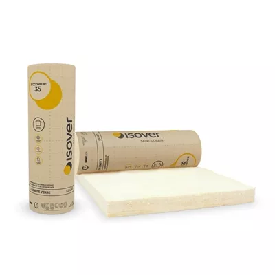 Laine de verre pour combles, ISOCONFORT 35 NU