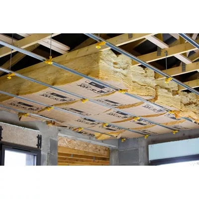 Laine de verre pour combles et plafond, IBR REVETU, Rouleau