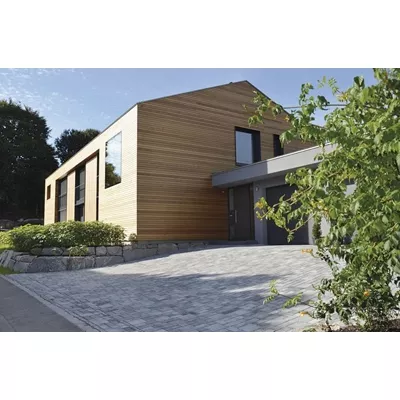 Pavé béton multiformats, Antinéa eco combi, couleur gris ardoise, ép.6 cm