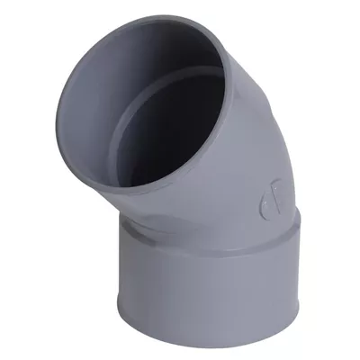 Coude en PVC, diamètre 50 mm