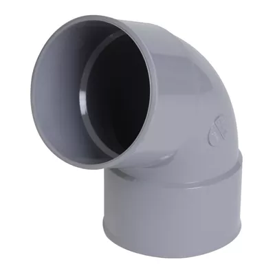 Coude 87.3° en PVC, femelle/femelle, diamètre 32