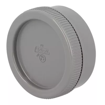 Tampon de visite PVC, male/femelle, diamètre 100 avec son bouchon