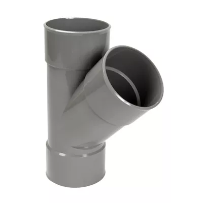 Culotte 45° en PVC, femelle/femelle, diamètre 100