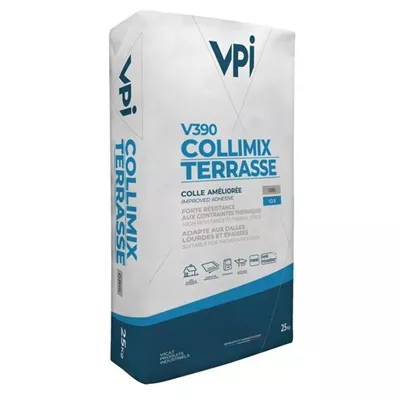 Colle à carrelage et pierre Collimix Terrasse, sac de 25 kg