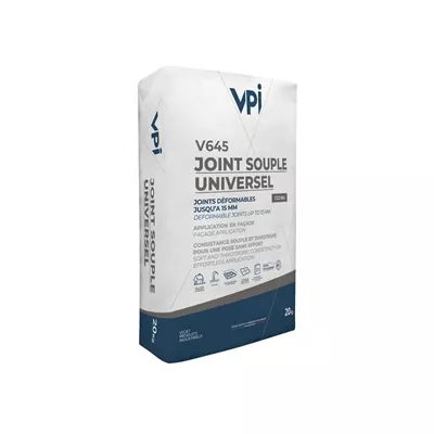 Mortier joint hydrofuge souple pour dallage V645 cérajoint universel,sac de 20kg
