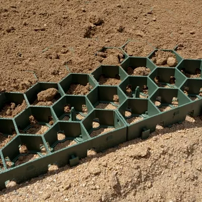 Dalle à gazon en PVC, greenplac, couleur vert, 59.1 x 37.8 cm, ép. 40 mm