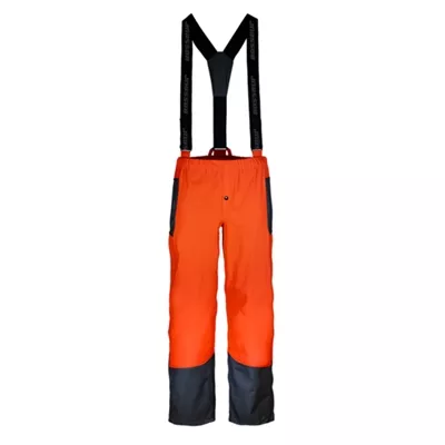 Pantalon de pluie Squall avec bretelles, couleur orange