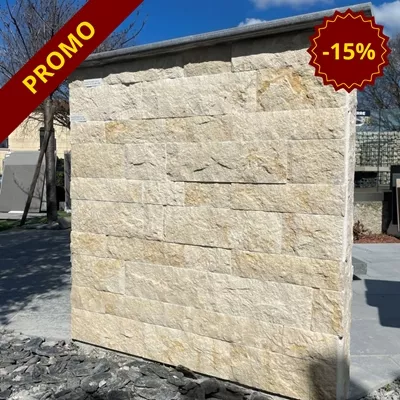 Plaquette de parement en pierre naturelle Kemet, longueur libre