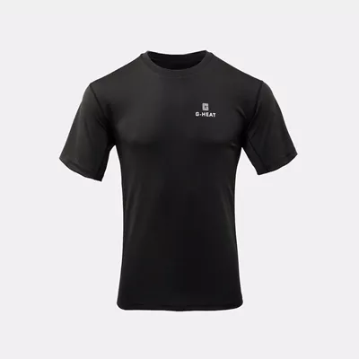 T-shirt rafraichissant anti-uv manche courte, noir