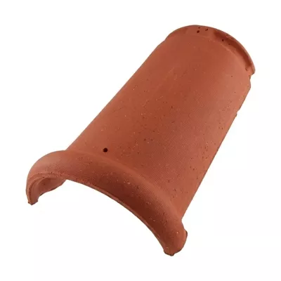 Faitière ronde ventilée à emboitement, couleur rouge