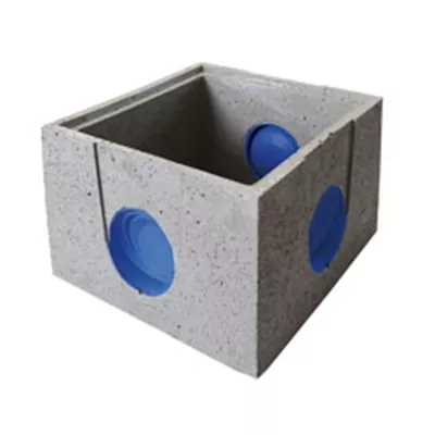 Regard béton à opercules plastiques