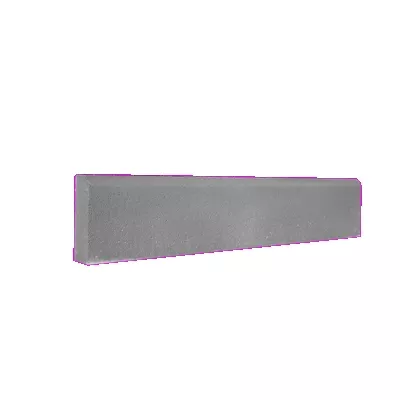 Bordure béton pour parking P1, L.100 x l.8 x ht.20 cm