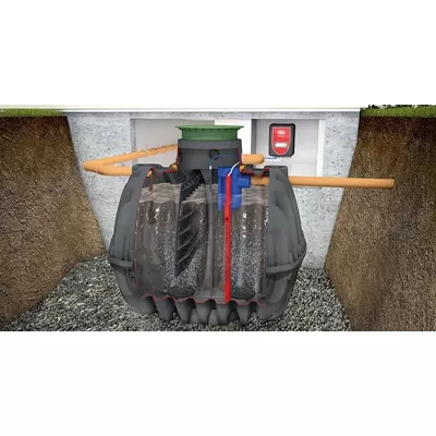 Micro station EASY ONE 7 EH, 4800 L avec pack service, passage piéton