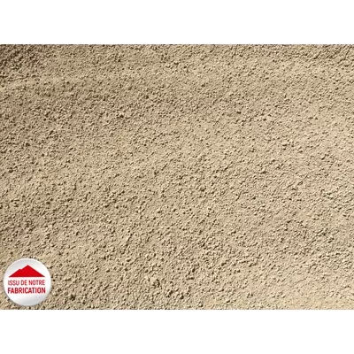 Sable alluvionnaire roulé 0/2 mm