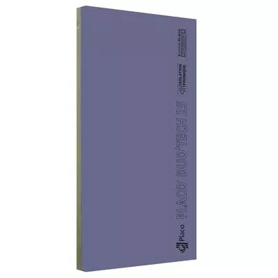 Plaque de plâtre PLACO® DUO'TECH® 25 (confort acoustique)