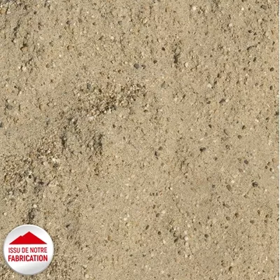 Sable alluvionnaire roulé 0/4 mm