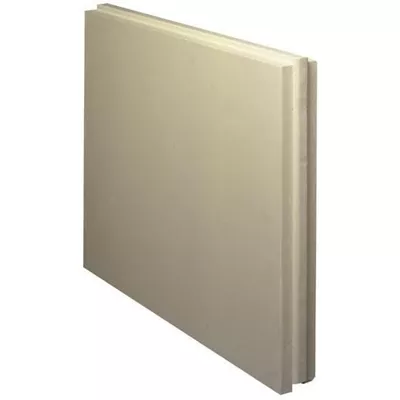 Carreau de plâtre plein CAROPLATRE, épaisseur 5 cm