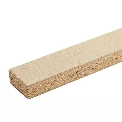 Rail en bois AGGLOMERE pour placopan 50, L.1,85m x l.18 x ep.28 mm, paquet de 56