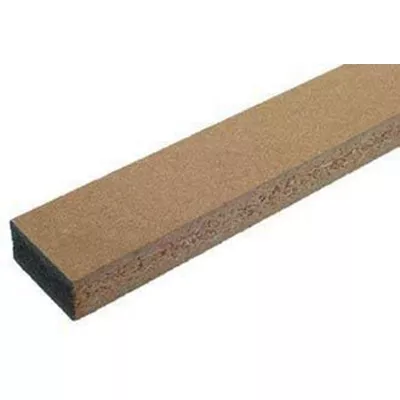 Semelle en bois AGGLOMERE pour placopan 50, L.1,85m x l.24 x ep.48mm, paquet de