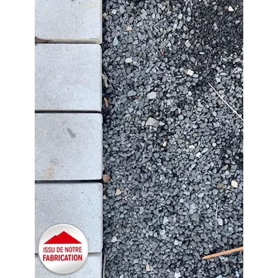 Gravillon roche dure 4/8 mm noir, Big Bag de 1 T