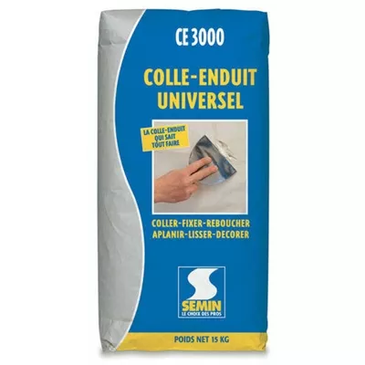 Enduit Colle Multifonctions Semin CE 3000, sac de 15 kg