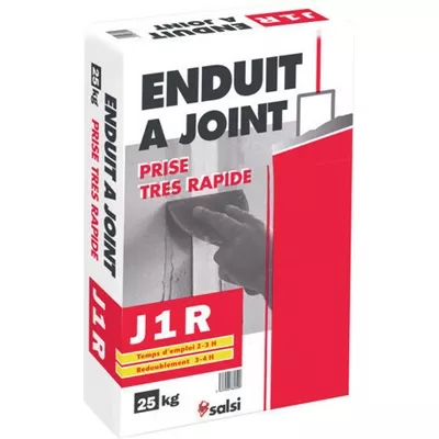 Enduit à joint rapide (2 heures), J1 rapide, sac de 25 kg