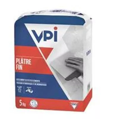 Plâtre fin, VPI, sac de 5 kg