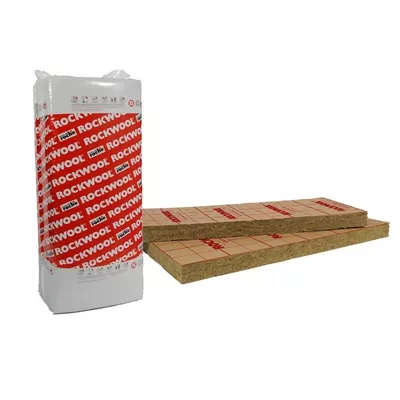 Panneau isolant en laine de roche, Rockmur Kraft, L.135 x l.60 cm