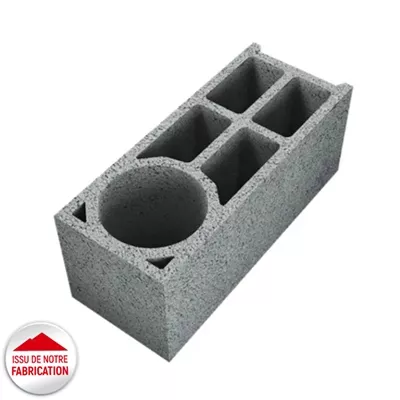 Moellons méga d'angle B40, L.50 x l.20 x ht 25.cm