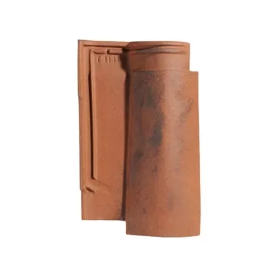 Tuile terre cuite OMEGA 10, couleur rouge nuance