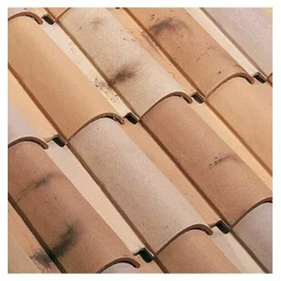 Tuile terre cuite OMEGA 10, couleur mistral
