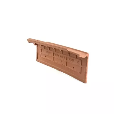 Tuile de rive droite OMEGA 10, couleur rouge