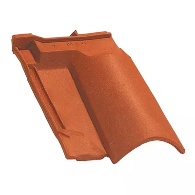 Tuile sous faitière OMEGA 10, couleur rouge