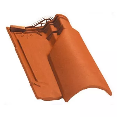 Tuile de ventilation OMEGA 10, couleur rouge